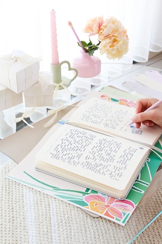 A5 Bullet Journal Noktalı Defter 140 Gr. 80 Yaprak Silver Glow Metalik