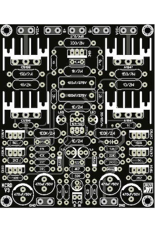 2000 Watt Stereo Çift Kanal Amfi Devresi