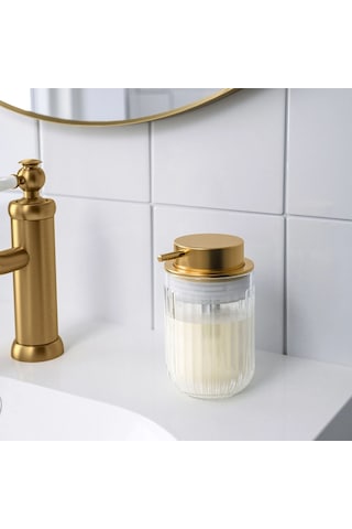 Ikea Sılvtjärn Sıvı Sabunluk 350 Ml 14 Cm Altın - Şeffaf