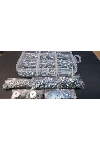 360 Parça Metrik Somunlu Pullu Vida Seti