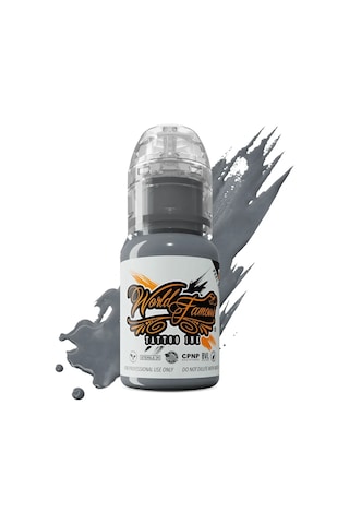Battleship Grey - World Famous Ink Dövme Boyası - 1/2oz/15ml Battleship Grey - World Famous Ink Dövme Boyası - 1/2oz/15ml