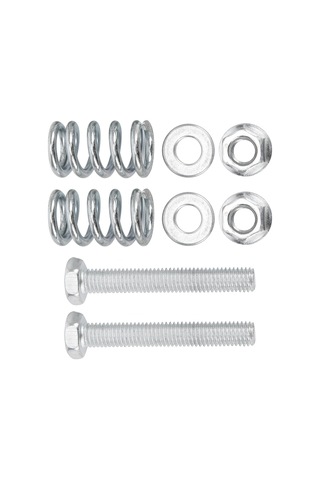 Wezone Araç Egzos Tamir Seti Çelik M8 Çiviler Yaylı Somun Paslanmaz Montaj Kolu 8 Parça