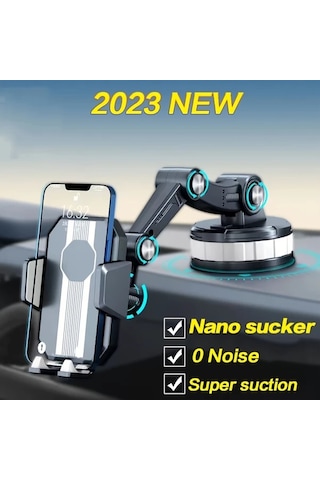 Motion003 C-001 Çok Yönlü 360 Derece Dönebilen Stand Mobil Gps Standı Merkez Konsol Araç