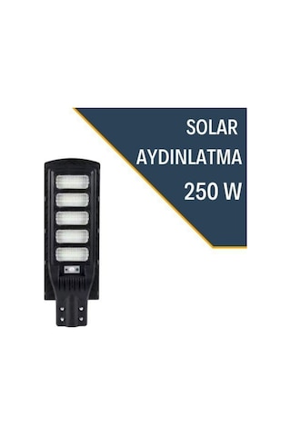 Lexron 250 W Güneş Panelli Led Solar Aydınlatma Armatürü