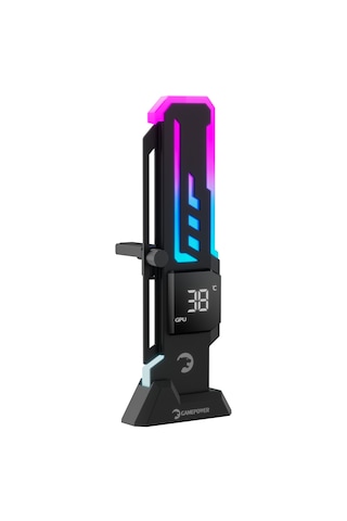 Gamepower Heatsync V2 Argb Dikey Ekran Kartı Tutucu Siyah