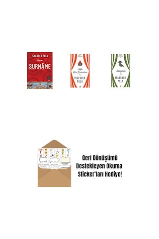 Surnâme - Bir Osmanlı Mâcerası + Aşk Bir Zamanlar Ciltli + Süleyman Ciltli + Okuma Sticker'ları