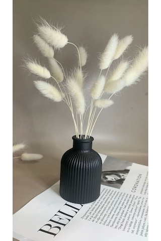 Pinterest Çizgili Dekoratif Siyah Vazo Aksesuar Vazo Diğer