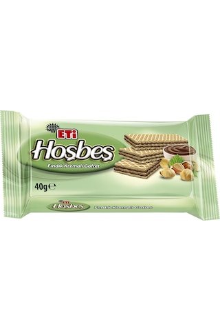 Eti Hoşbeş Fındık Kremalı Gofret  24 x 40 G