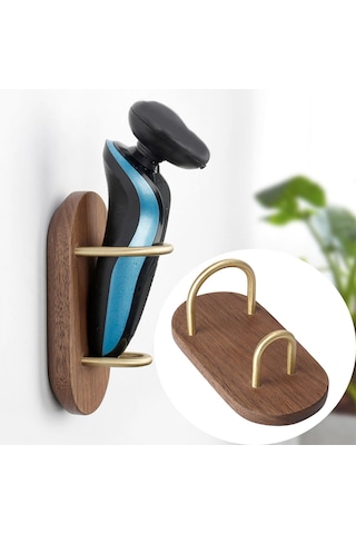 Suntek Ahşap Duvara Monte Jilet Tutucu Tıraş Makinesi A