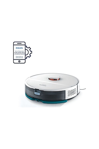Philips HomeRun XU2000/22 2000 Serisi Aqua Akıllı Robot Süpürge Beyaz