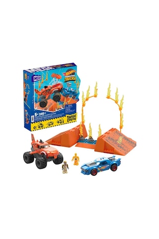 Mega Bloks Hot Wheels HKF88 Smash N Crash Tiger Shark Çarpışma Seti 245 Parça