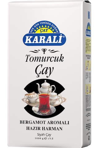 Karali Tomurcuk Bergamot Aromalı Siyah Dökme Çay 1 KG