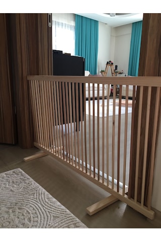 Sık Aralıklı Ahşap Köpek Çiti (Yükseklik 50 cm.)