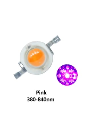 1 Watt 350ma Pembe Power Led Pcb 10 Adet