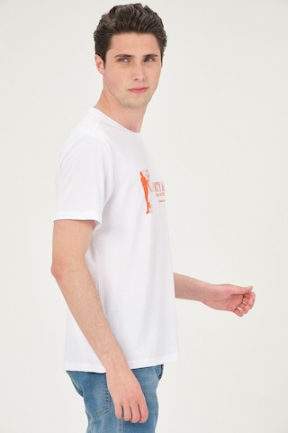 Rich Erkek Basic T-shirt Tşört Beyaz