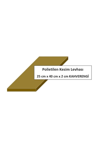 40X60X4 Polietilen Kesim Levhası Kırmızı