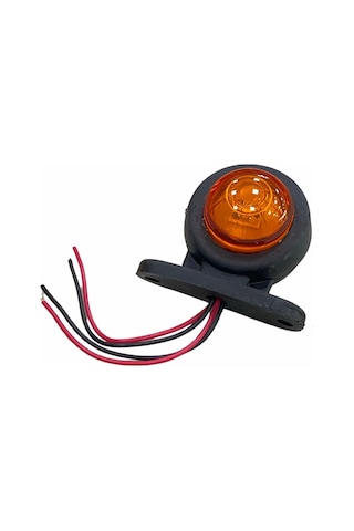 12v-24v Takoz Lambası Mini 3 Ledli Kırmızı-sarı