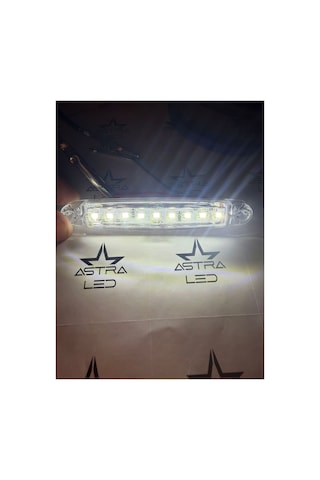 10 Adet 9 Led'li Parmak Led Beyaz Kamyon Tır Ve 12/24 Volt Araçlar Aksesuar Dorse & Etek Lambası