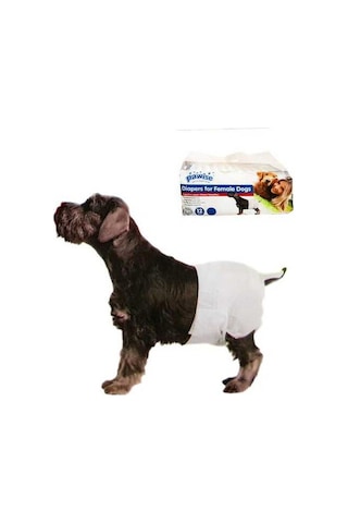 Pawise Ultra Emici Köpek Bezi 12'li Siyah M