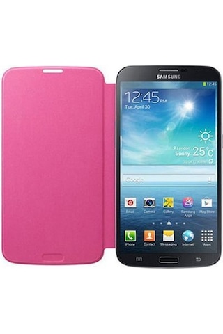 Galaxy Mega İ9200 İle Uyumlu Flip Cover Kılıf Pembe Ef-fı920bpegww