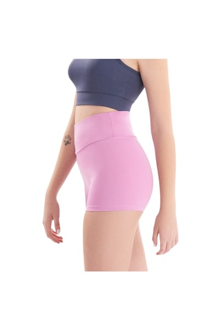 Josejuan Kadın Mini Spor Şort Tayt Yüksek Bel Sıkılaştırıcı 7400-lila Lila