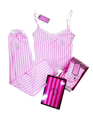 Victoria's Secret Bayan Pijama Takımı Açık Pembe