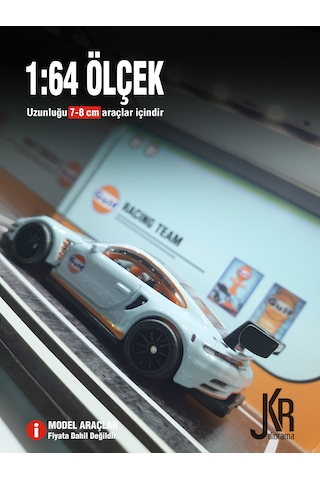 Gulf Diecast Led Işıklı Akrilik Korumalı Stand/diorama 1:64 Ölçek