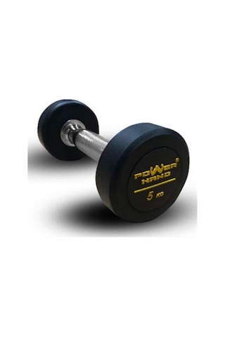 Powerhand Profesyonel Kauçuk Kaplı Dambıl 5 KG