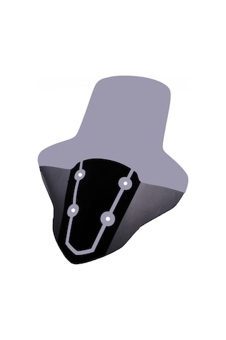 ABV Yamaha N-Max El Korumalı Füme Tur Camı 73.5 x 58 CM (21-25) + Vida Takımı