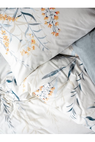 Cotton Box Çift Kişilik Nevresim Takımı Hiedra Indigo