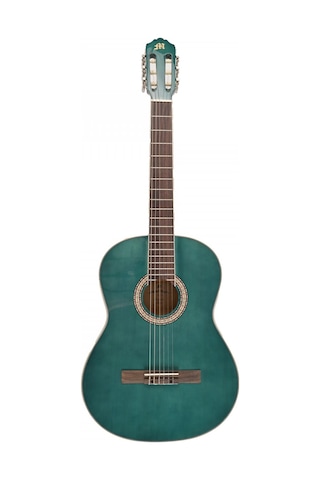 Miguel Angela Ma1-bl Klasik Gitar - Mavi Başlangıç - Eğitim Serisi Mat Mavi Renk Varyantı, Ergonomik Sap Profili, Dengeli Öğrenci Gitarı Uyum: 4/4 Tam Boy Standart
