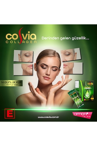 Cosvia Collagen Hidrolize Peptid 6 Pk. 180 Saşe 6 Aylık