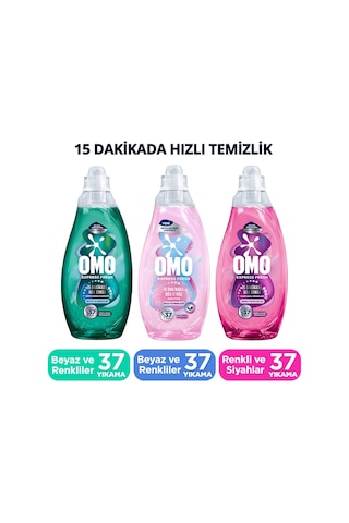 Omo Express Fresh Sensitive Sıvı Çamaşır Deterjan Seti 1480 Ml X3 Diğer