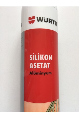 Würth Güçlü Silikon Yapıştırıcı 310ml Gümüş Renk Silikon