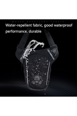 Wondernest Afıshtour Fm2034 2l Su Geçirmez Doğa Sporları Çanta, Bisiklet Bacak, Siyah, Kolay Taşınır Siyah