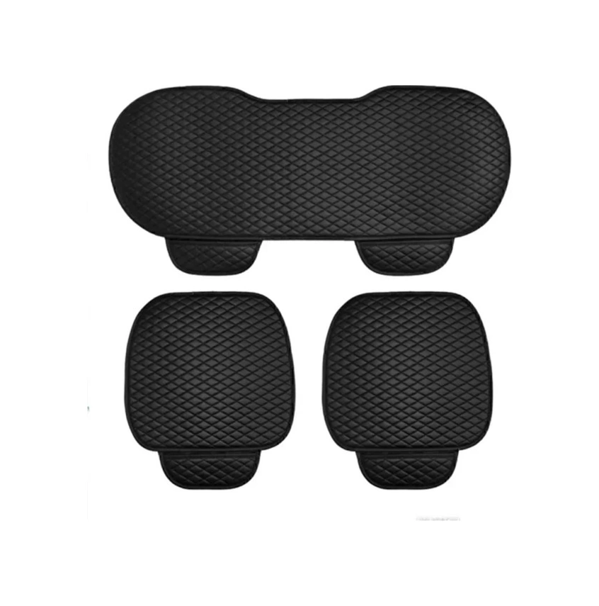 Tofaş Uyumlu Deri Kapitone Koltuk Minderi Koruma Kılıfı 3 Lü Set