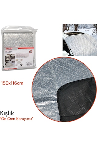Carub Ön Cam Koruyucu Katmanlı Kışlık 150x116 Cm Br4953740
