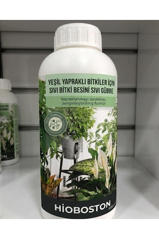 Hioboston Sıvı Gübre Ve Bitki Besini - Yeşil Yapraklı Salon Bitkileri İçin Hızlı Emilimli Yaprak Canlandırıc Diğer
