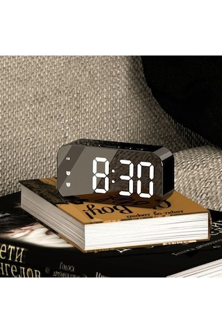 Trendooze Sıcaklık Ses Ses Saati Saat Led Kontrolü Kontrolü Çalar Bq Fd