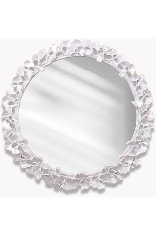 Clove Yuvarlak Ayna İnci Ceviz