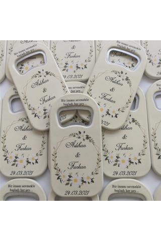 Duruatölye Şişe Açacak Magnet Nişan - Kına - Nikah - Düğün Hediyelikleri (524248589)