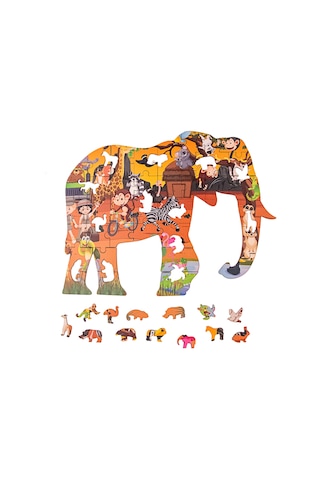 Ahşap Puzzle Safari