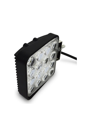 Ahmet Otomotiv 4 Adet 16 Ledli Off Road Çalışma Ve Sis Lambası 48watt 12 & 24 Vo