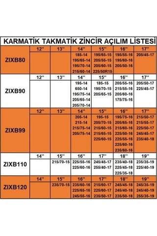 Space Kar Zincir 180/60-340 Grup: 4