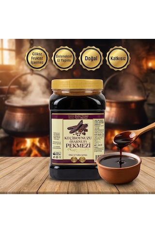 Bozkır Tahin Merkezi Doğal Keçiboynuzu Harnup Köy Pekmezi 950 G