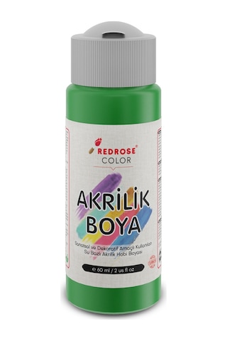 Red Rose Yeşil Akrilik Boya 60 ML