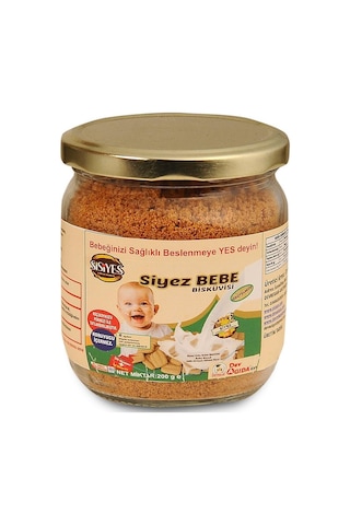 Siyez Unlu Bebe Bisküvisi Toz 200 G