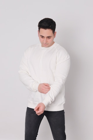 Fk Fashion Fkfshion Sweatshirt 22FK0187 Beyaz