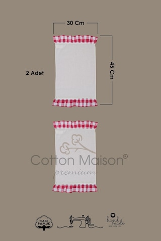 Amerikan Servisi Fırfırlı Retro 2 Lü Kırmızı