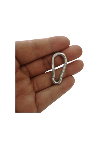 Galvanizli Karabina, 4 Mm, Askı, Çengel, Kanca, Anahtarlık